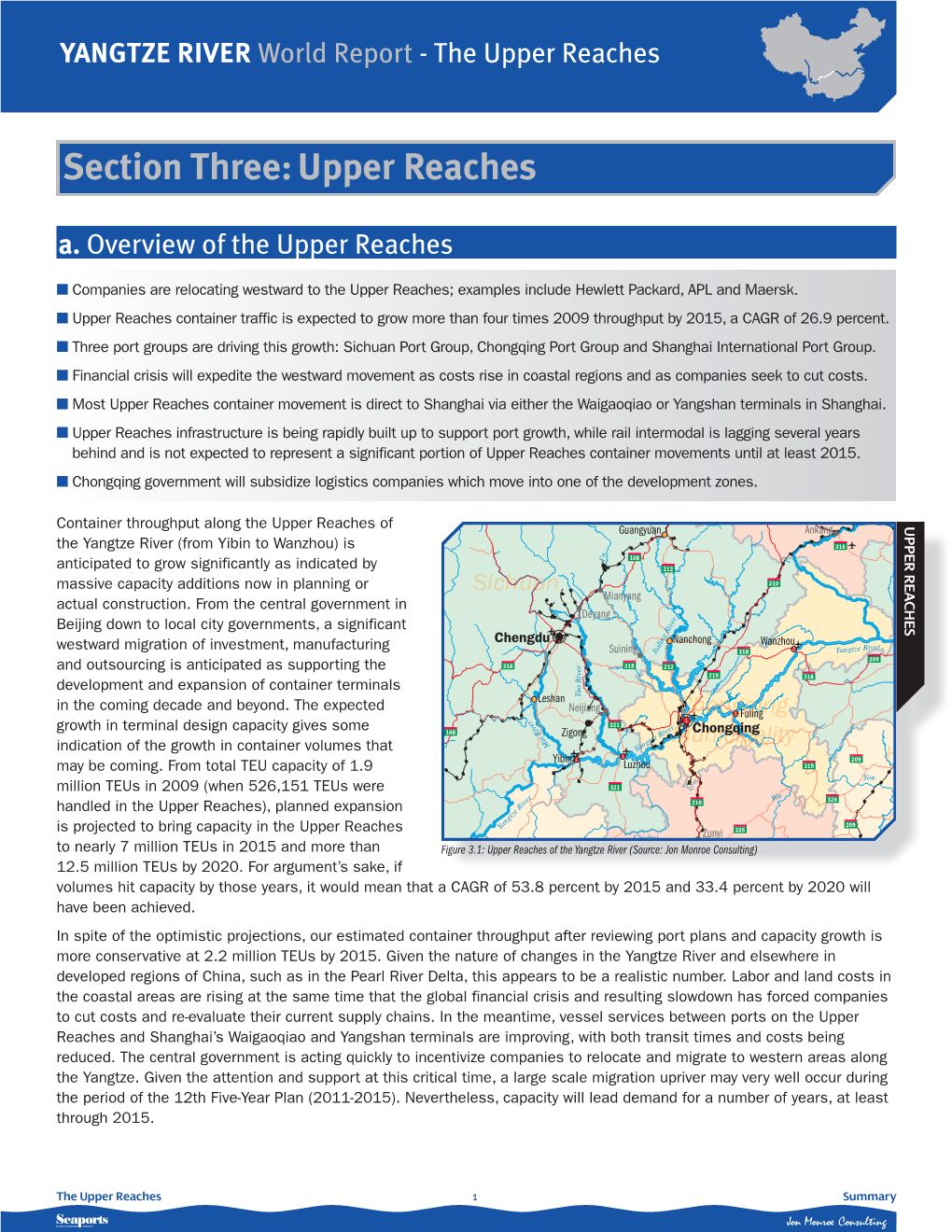 YANGTZE RIVER World Report - the Upper Reaches