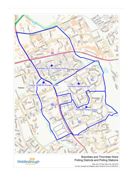 Middlesbrough Ward: Brambles and Thorntree Polling District: IA