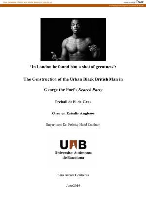 The Construction of the Urban Black British Man in George the Poet's