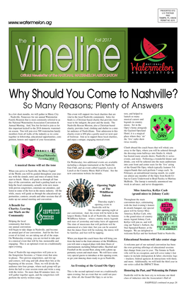 Why Should You Come to Nashville? So Many Reasons; Plenty of Answers