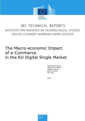 The Macro-Economic Impact of E-Commerce in the EU Digital Single Market