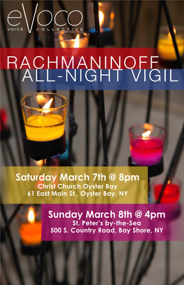 All-Night Vigil Rachmaninoff