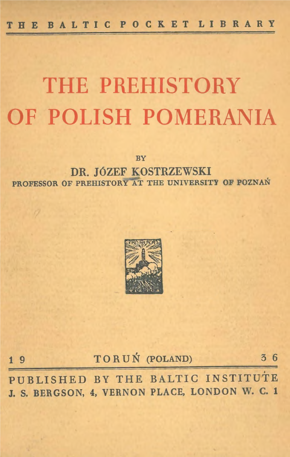 The Prehistory of Polish Pomerania