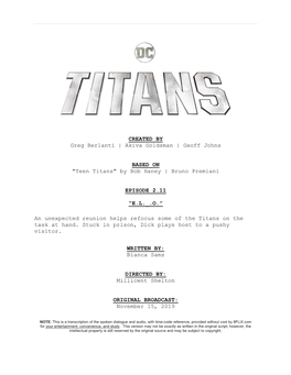 Titans" by Bob Haney | Bruno Premiani