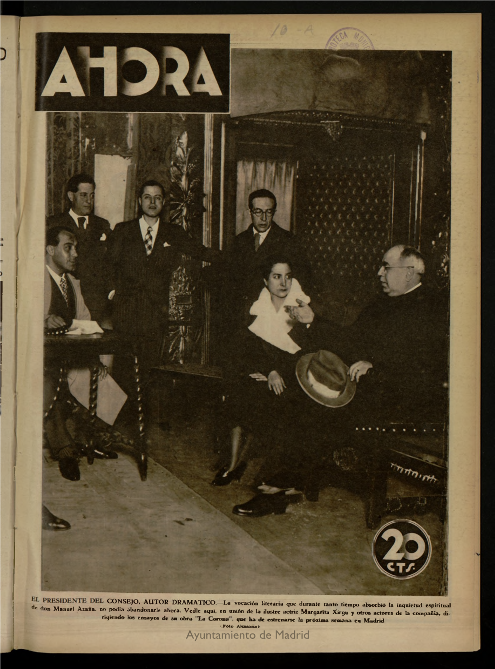 Ahora: Diario Gráfico Del 10 De Abril De 1932