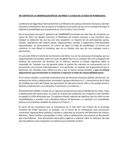 Documento No a La Baja