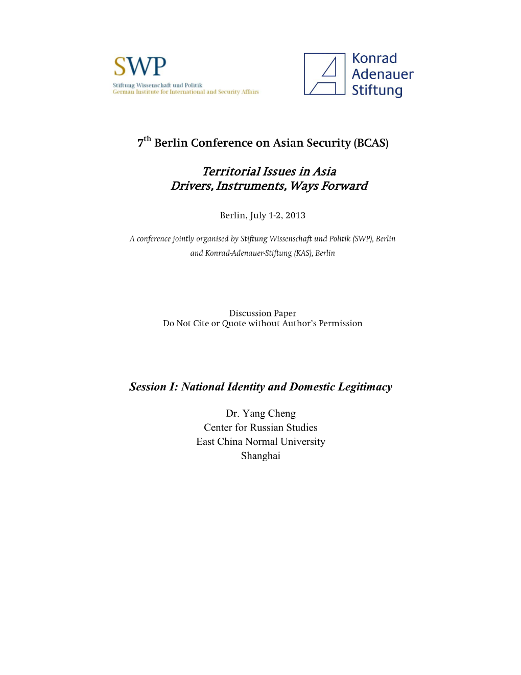 Sino-Russian Border Dynamics in the Soviet and Post-Soviet Era: a Chinese Perspective1