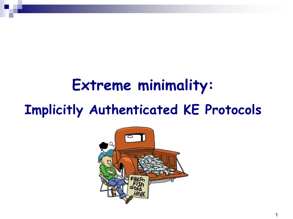 Example:The Diffie-Hellman Key Exchange