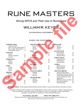 Rune Masters