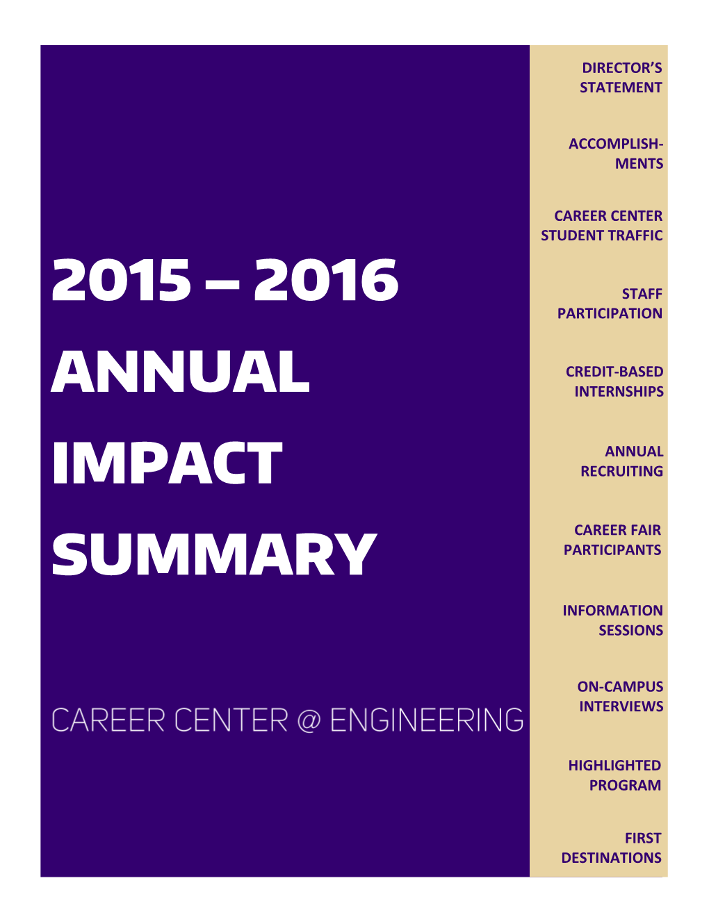 2016 Annual Impact Summary
