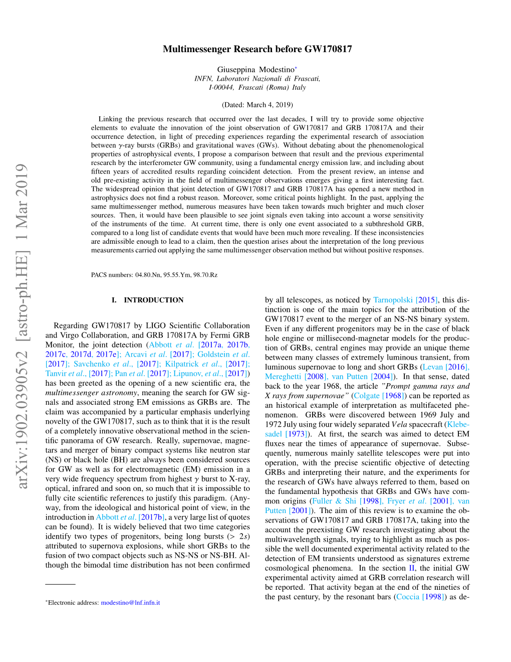 Arxiv:1902.03905V2 [Astro-Ph.HE] 1 Mar 2019