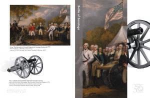 Battle of Saratoga Image: the Surrender of General Burgoyne at Saratoga, October 1777, 16, Oil Canvas, on John Trumbull, 1822–1832, C