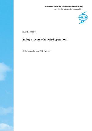 Safety Aspects of Tailwind Operationssafety Operations