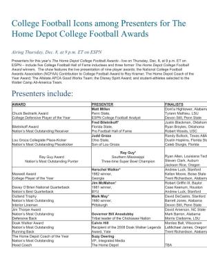 National College Football Awards Association