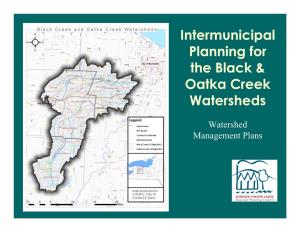 Intermunicipal Planning for the Black & Oatka Creek Watersheds