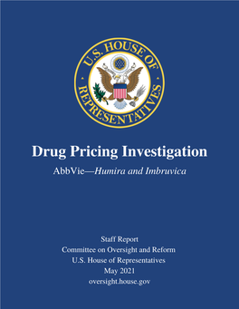 Drug Pricing Investigation Abbvie—Humira and Imbruvica