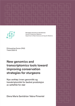 New Genomics and Transcriptomics Tools Toward Improving Conservation Strategies for Sturgeons