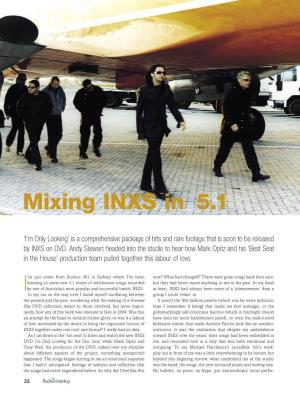 Mixing INXS in Surround Issue 33
