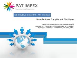 Lab & Reagent Chemicals Pat Impex