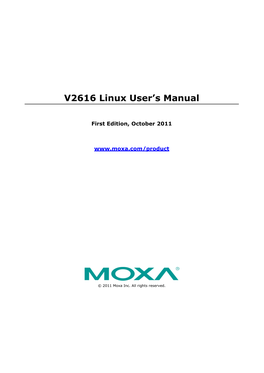 V2616 Linux User's Manual Introduction