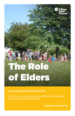 The Role of Elders