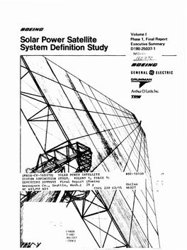 Solar Power Satellite System Definition Study