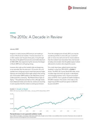 The 2010S: a Decade in Review