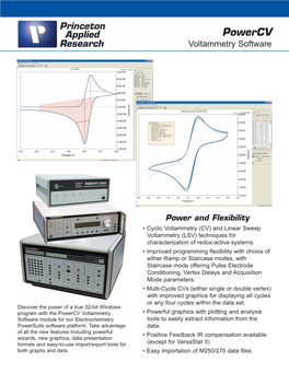 Powercv Voltammetry Software