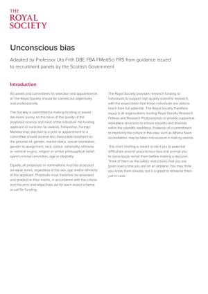 Unconscious Bias