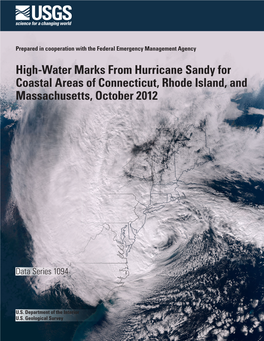 High-Water Marks from Hurricane Sandy for Coastal Areas of Connecticut, Rhode Island, and Massachusetts, October 2012