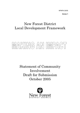 New Forest District Local Development Framework