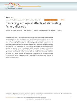 Cascading Ecological Effects of Eliminating Fishery Discards
