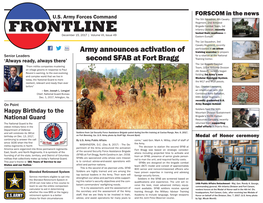 FRONTLINE Tested Their Readiness in December 15, 2017 | Volume VII, Issue 49 Eastern Europe
