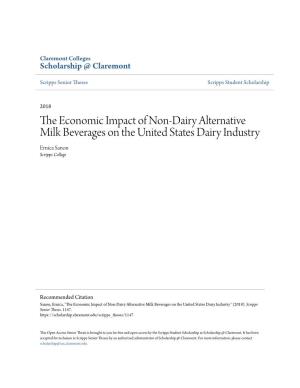The Economic Impact of Non-Dairy Alternative Milk Beverages on the U.S