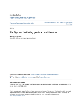 The Figure of the Paidagogos in Art and Literature