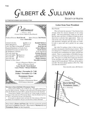 November 2004 Newsletter