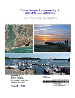 Town of Mashpee, Popponesset Bay, & Waquoit Bay East Watersheds