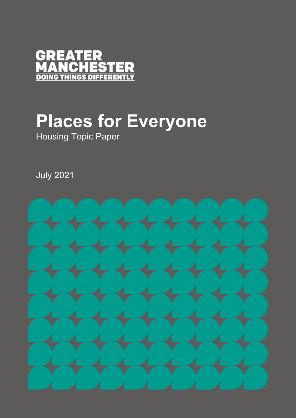 Places for Everyone Housing Topic Paper June 2021