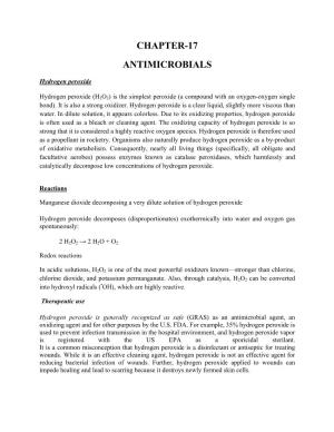Chapter-17 Antimicrobials