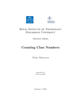 Counting Class Numbers