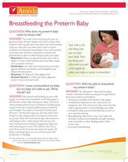 Breastfeeding the Preterm Baby