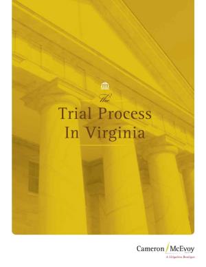 Trial Process in Virginia