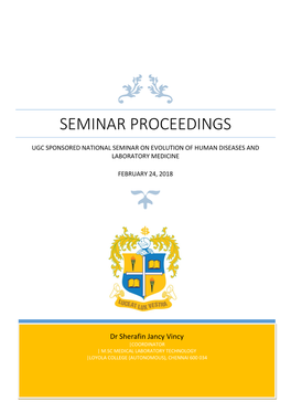 Seminar Proceedings