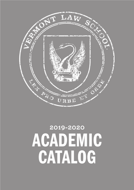 Academic Catalog 2019-2020