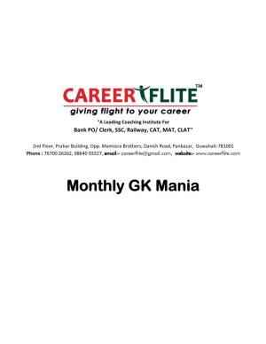 Careerflite Monthly-GK-Mania