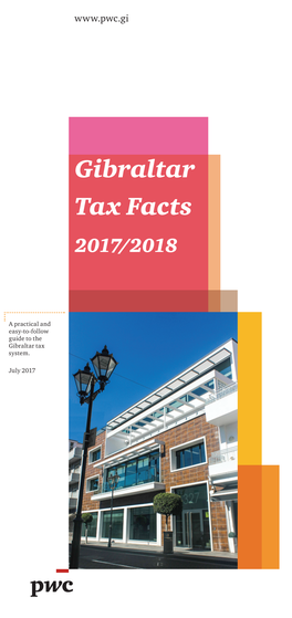 Gibraltar Tax Facts 2017-2018