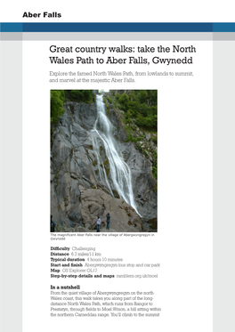 Great Country Walks: Take the North Wales Path to Aber Falls, Gwynedd