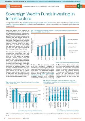 Sovereign Wealth Funds Investing in Infrastructure Download Data