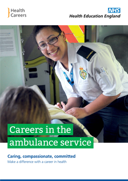 Careers in the Ambulance Service