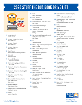 2020 Stuff the Bus Book Drive List